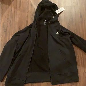 NWT Adidas climawarm black hoodie